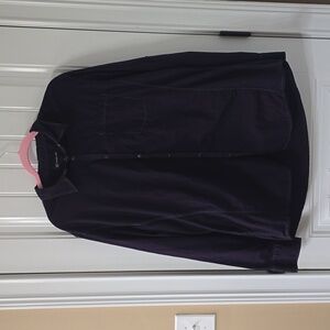 5 For 25 International Concepts Button Up Shirt Purple and Black XL